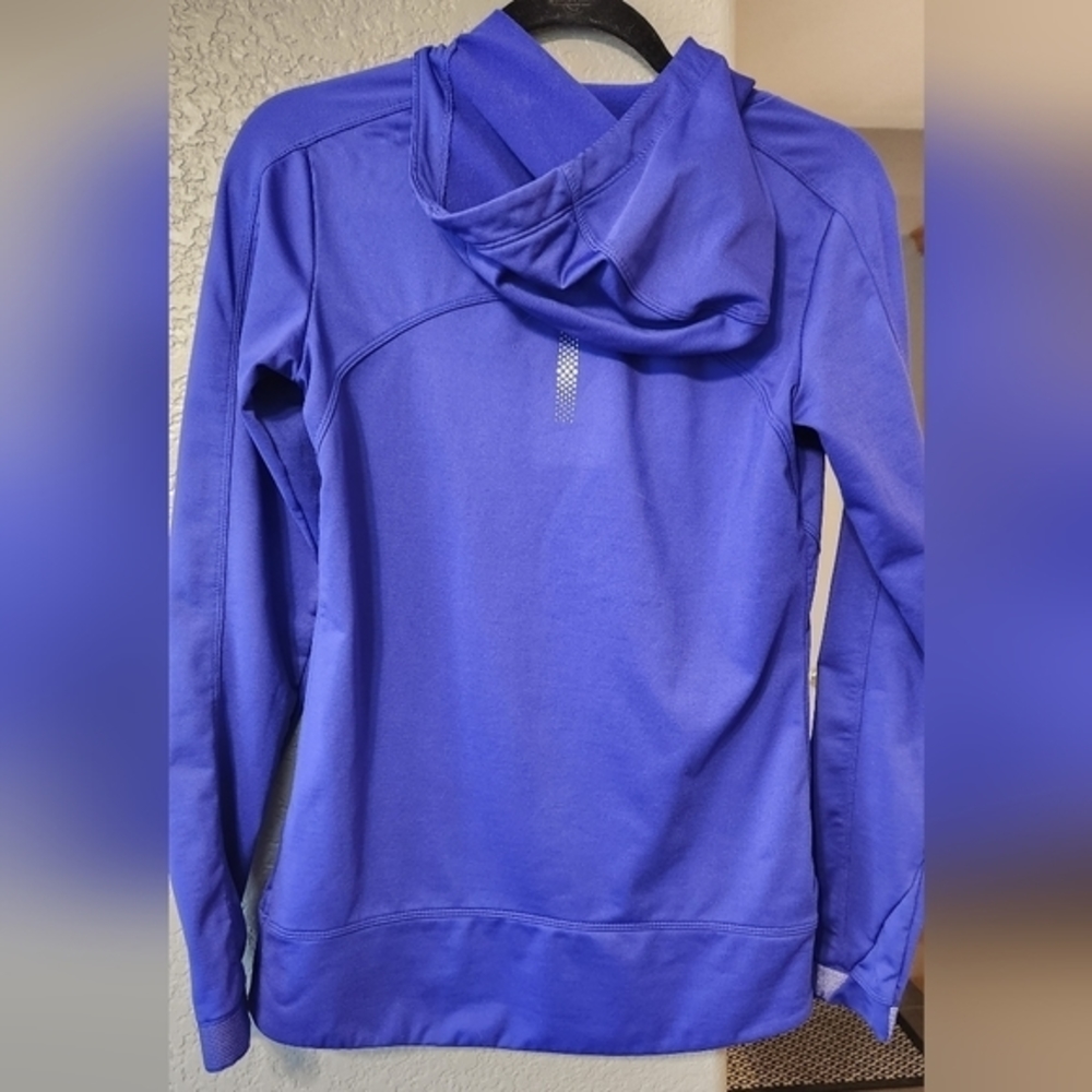Athleta Striated Stowe Hoodie Reflective Running Sweatshirt, Size XS - Picture 6 of 7